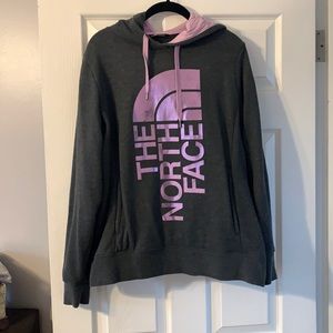 North Face purple hoodie. Size L
